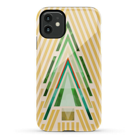 Geometric Summer Tree Phone Case